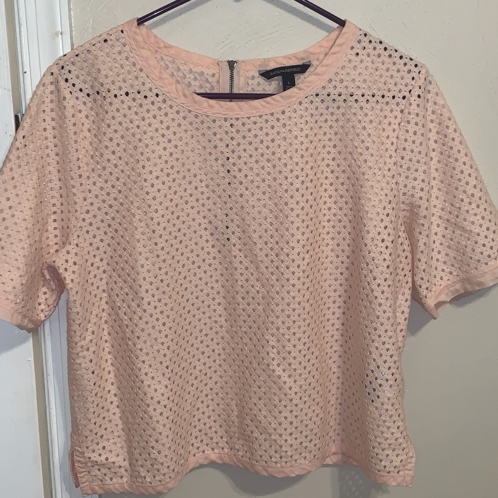 Pastel pink short sleeve